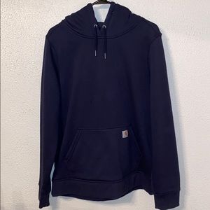 Navy blue carhartt sweatshirt